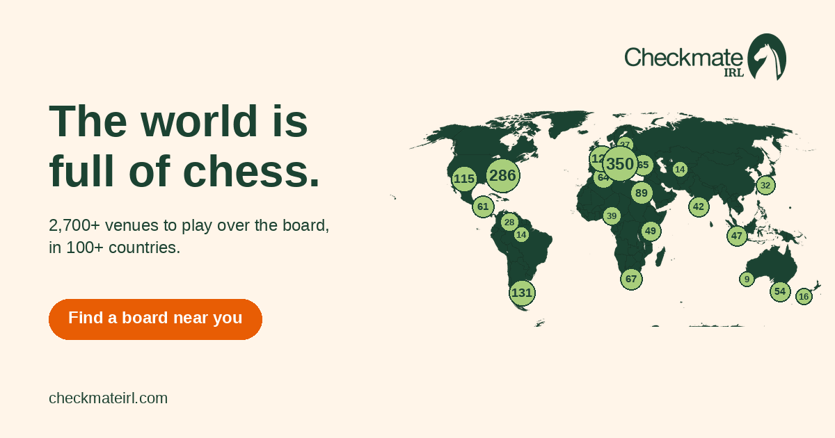 Chess Venues Map | Find Places to Play Chess Near You